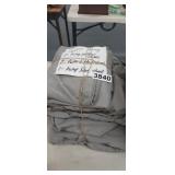 SPLIT KING BEDDING, 2 KING PILLOWCASES, 2 TWIN FIT