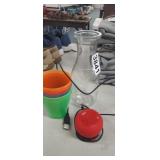 GLASS VASE, PLASTIC CUPS,  SQUISH BLUETOOTH SPEAKR