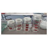 GLASS CANNISTER SET