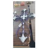 WROUGHT IRON CROSS