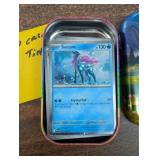 TIN OF POKEMON CARDS