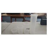 (4) PC. CANISTER SET, (1) LID