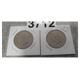 (2) BICENTENNIAL KENNEDY HALF DOLLARS