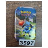 TIN OF POKEMON CARDS