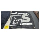 (2) RAIDERS FLAGS