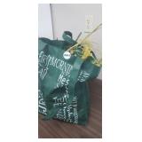 BAG FULL OF ARTIFICIAL FLOWERS, PLANTS