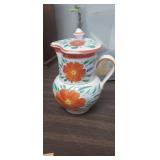 CZECH POTTERY PITCHER