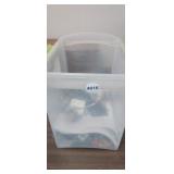 TOTE WITH COSTUME JEWELRY