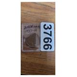 1937-H SARAWAK ONE CENT COIN