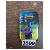 TIN OF POKEMON CARDS