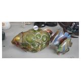 (2) FISH DECOR