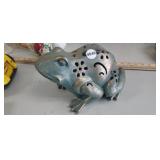 METAL FROG DECOR