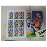 SYLVESTER AND TWEETY BIRD STAMPS