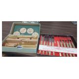 MINITURE  WINDOW GARDEN SET AND 10 PC. PARTY SET