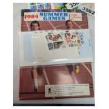 1984 SUMMER GAME STAMPS *SEALED AND BAG OF STAMPS