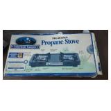 TWO BURNER PROPANE STOVE
