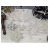 LARGE LOT OF GLASSWARE