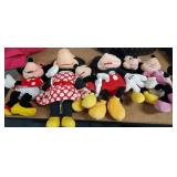 MICKEY AND MINNIE PLUSH DOLLS
