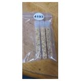 3 VIALS OF GOLD FLAKE
