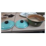 CLUB ALUMINUM COOKWARE WITH (2) SMALLER LIDS