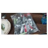 BAG OF SILVERWARE