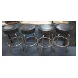 (4) BAR STOOLS