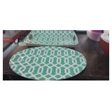 LARGE PLASTIC SERVING PLATTERS