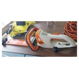 STIHL HSE 62 ELECTRIC HEDGE TRIMMER, LIKE NEW