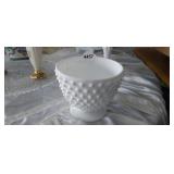 FENTON HOBNAIL MILK GLASS BOWL
