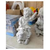 GIRL RIDING TURTLE STATUE