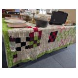 VINTAGE QUILT, NEEDS TLC
