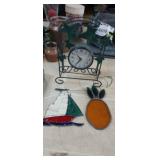 CLOCK AND STAINED GLASS