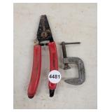 WIRE STRIPPER AND C-CLAMP