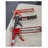 (3) CAULK GUNS