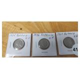 1935, 1936, 1937 BUFFALO NICKELS
