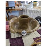 H & H POTTERY CHICKEN VERTICLE ROASTER