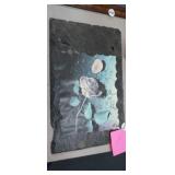 SLATE  FLOWER WALL ART