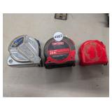 (3) TAPE MEASURES