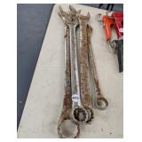(4) OFFSET BOX END WRENCHES