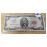 1963 RED SEAL $2 BILL