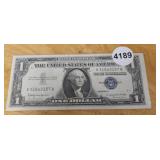 1957-B $1 BLUE SEAL SILVER CERTIFICATE