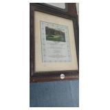 GOLFERS PRAYER AND SAILING WALL ART
