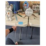 (2) YARD SPINNERS