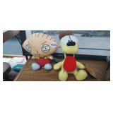 FAMILY GUY  AND ODIE PLUSH TOYS