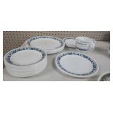 CORELLE DISH SET OLD BLUE TOWN PATTERN