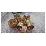 (2) SETS OF 4 NAPKIN RINGS