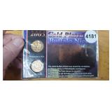 GOLD PLATED BUFFALO NICKELS