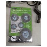6 PC. WIRE WHEEL SET AND BRUSH SET