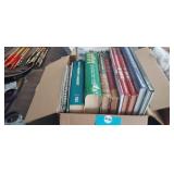 BOX OF BOOKS, RECIPES, PLUS