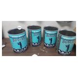 (4) BUGLER TOBACCO CANS